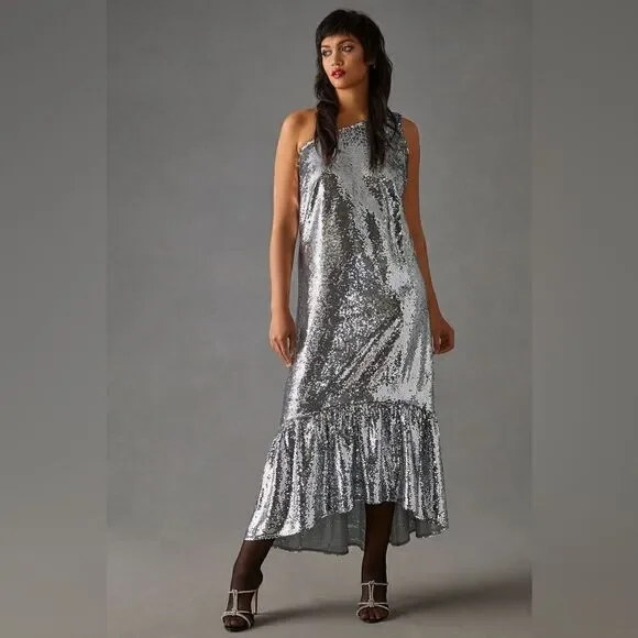 New Anthropologie x MAEVEOne-shoulder Sequin Dress$230.00